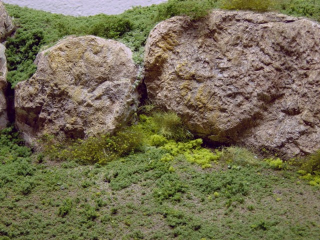 Felsen aus einzelnen Latexformen